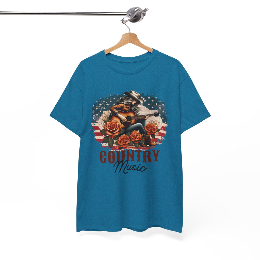 Country Music American Flag Tee