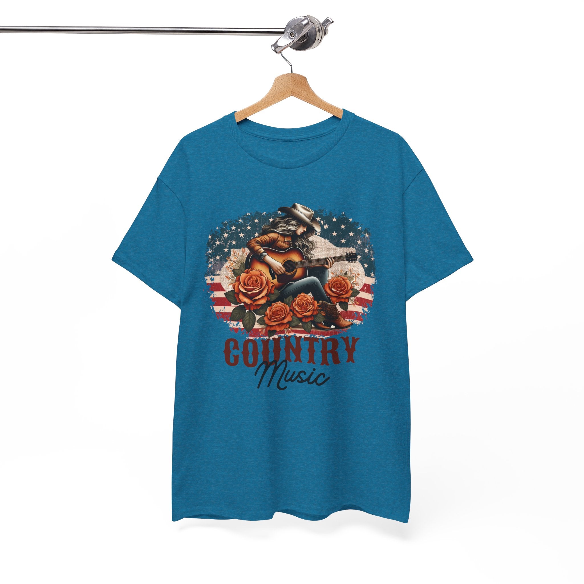 Country Music American Flag Tee