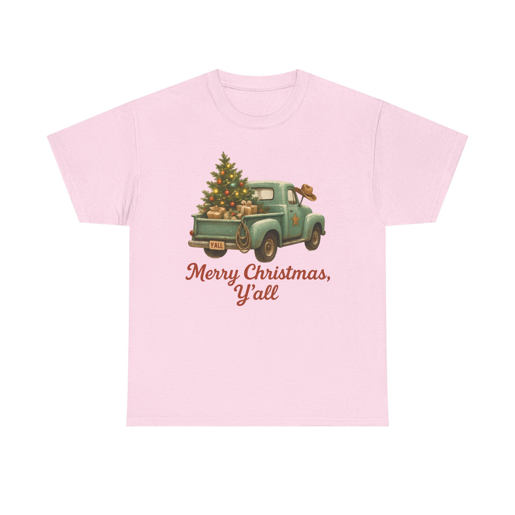 'Merry Christmas, Y'all' Vintage Holiday Tee