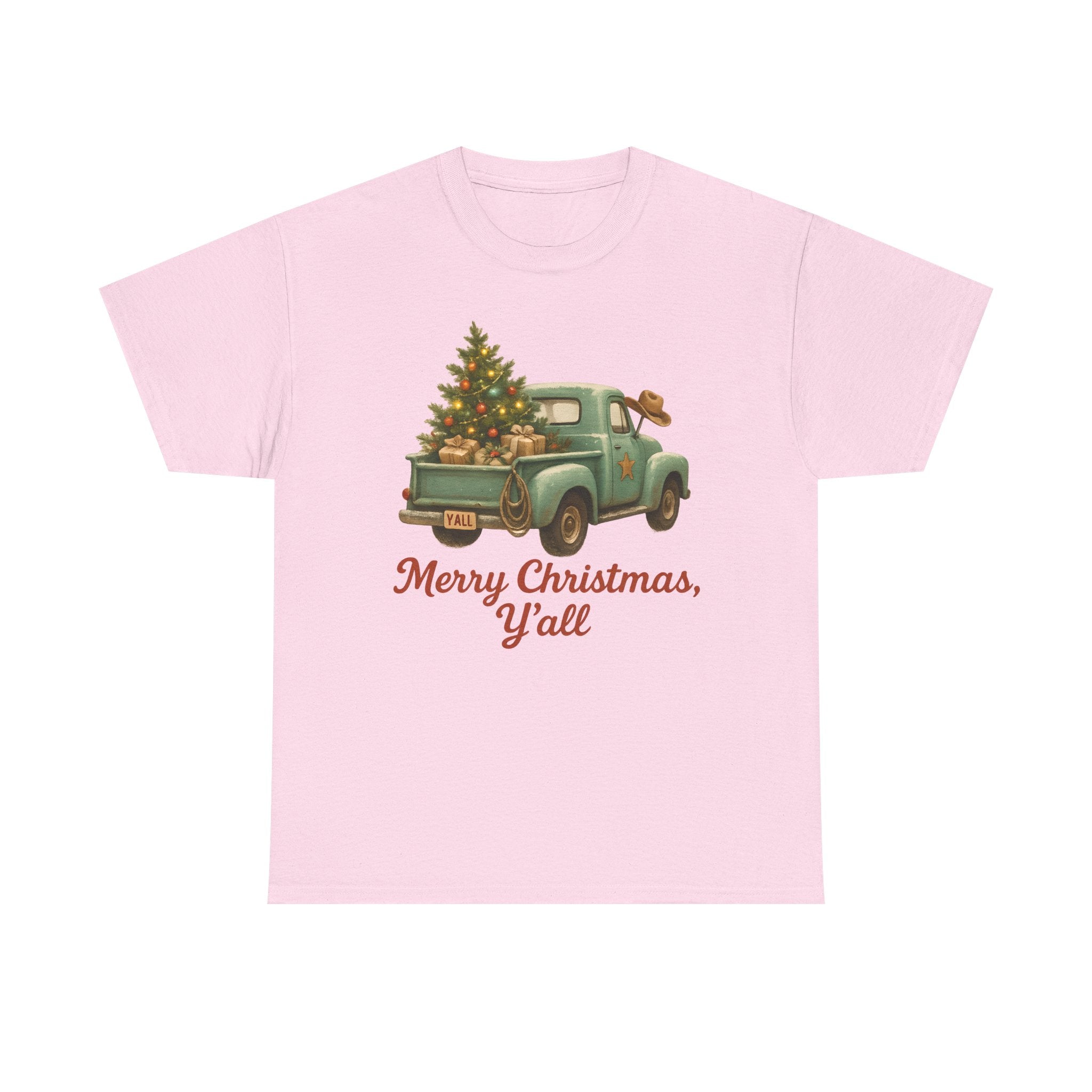 'Merry Christmas, Y'all' Vintage Holiday Tee