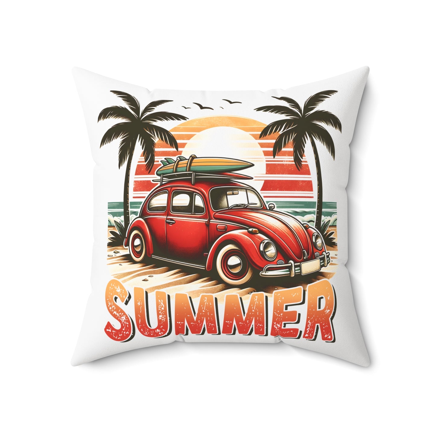 Spun Polyester Square Pillow