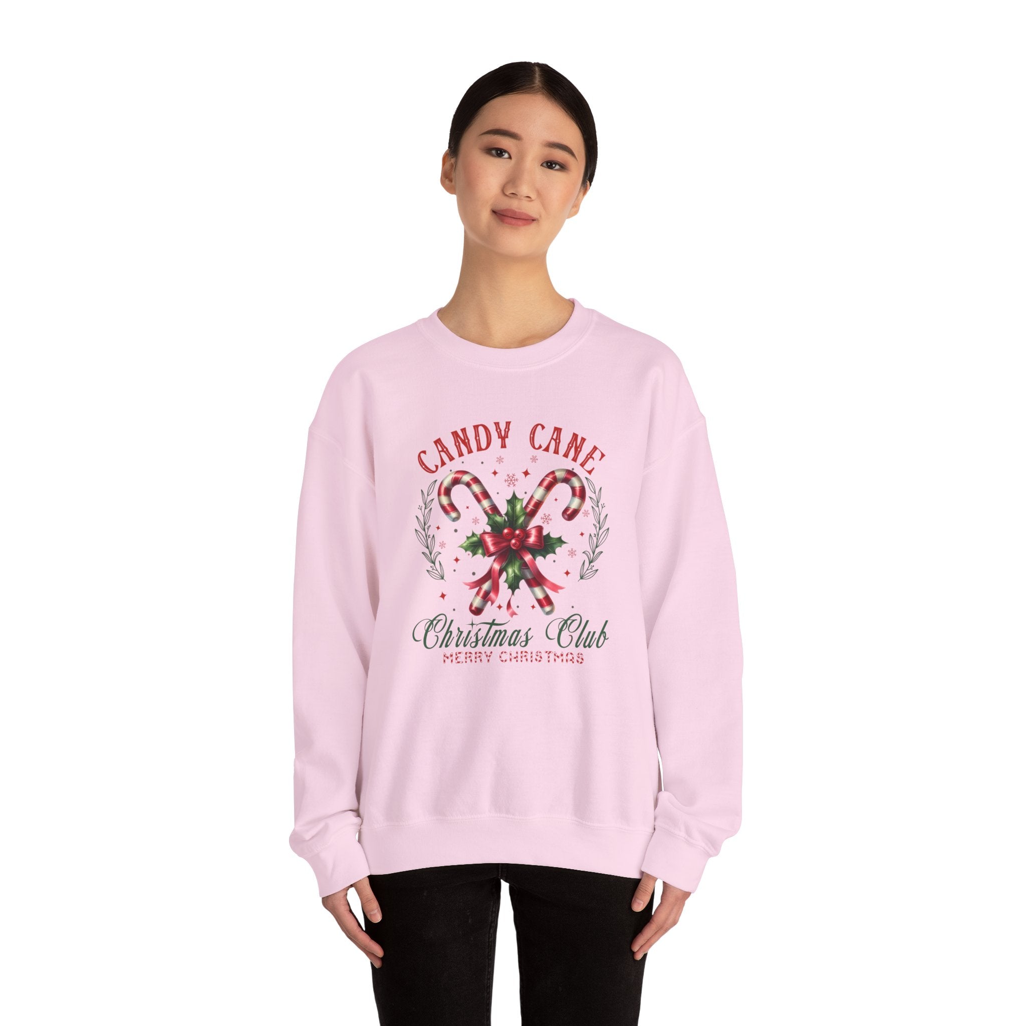 Candy Cane Christmas Club Sweatshirt - Heavy Blend™ Crewneck