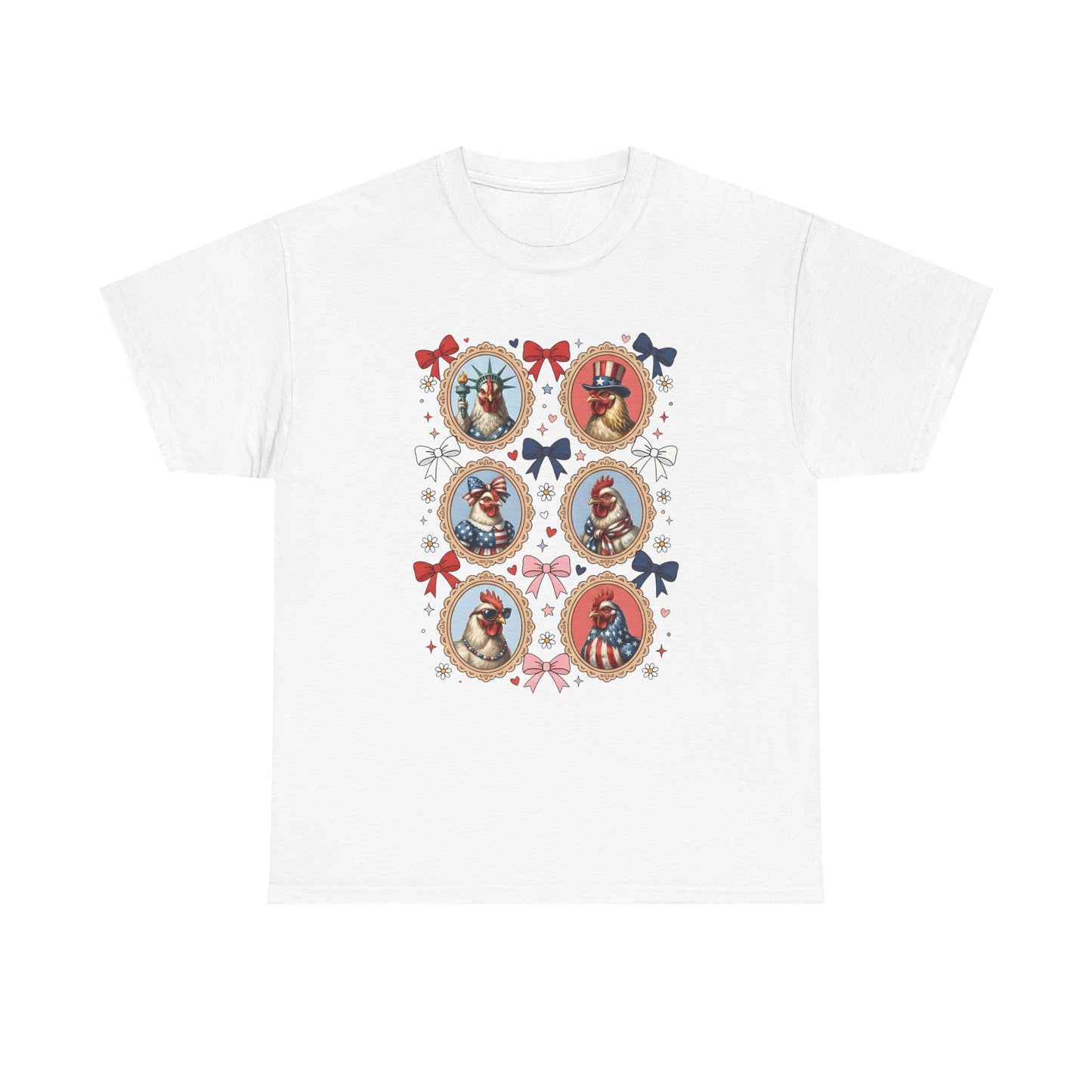 Vintage Chicken Portraits T-Shirt