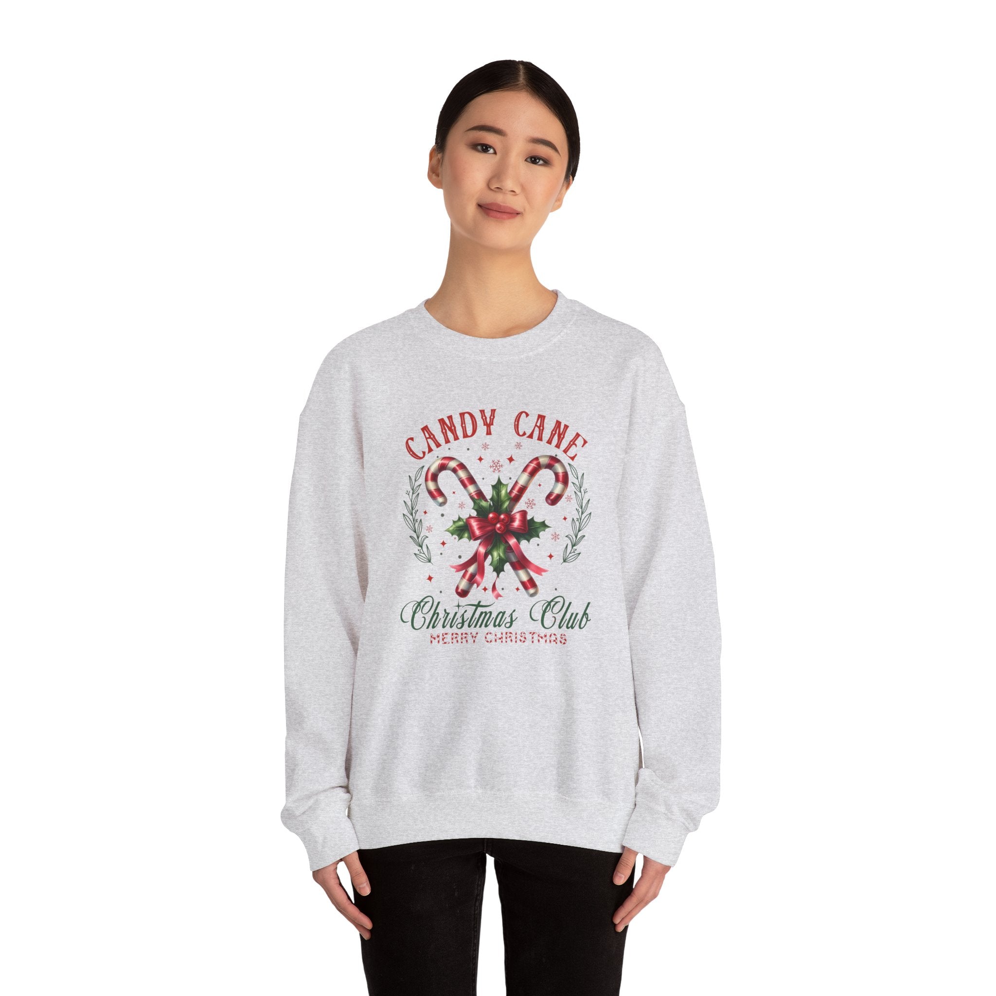 Candy Cane Christmas Club Sweatshirt - Heavy Blend™ Crewneck