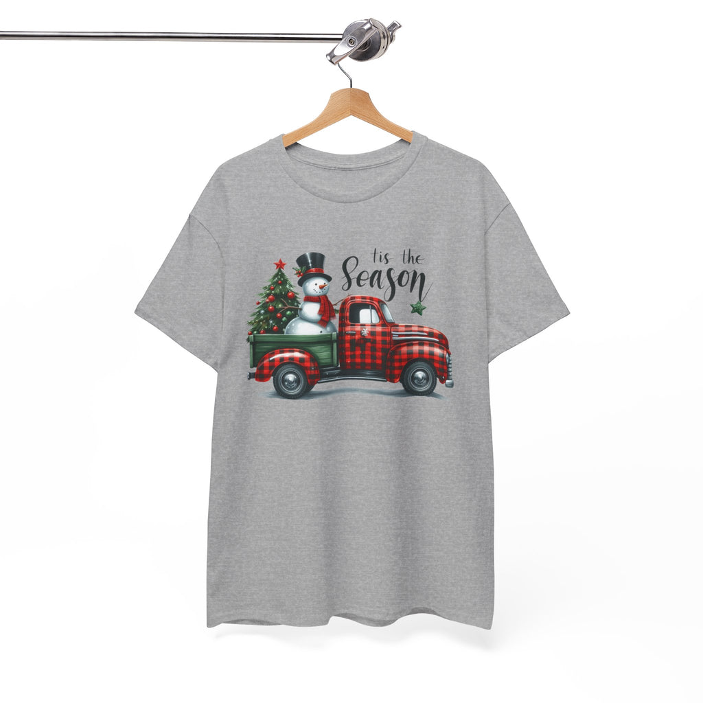 "Tis the Season" Heavy Cotton Tee - Festive Holiday Shirt