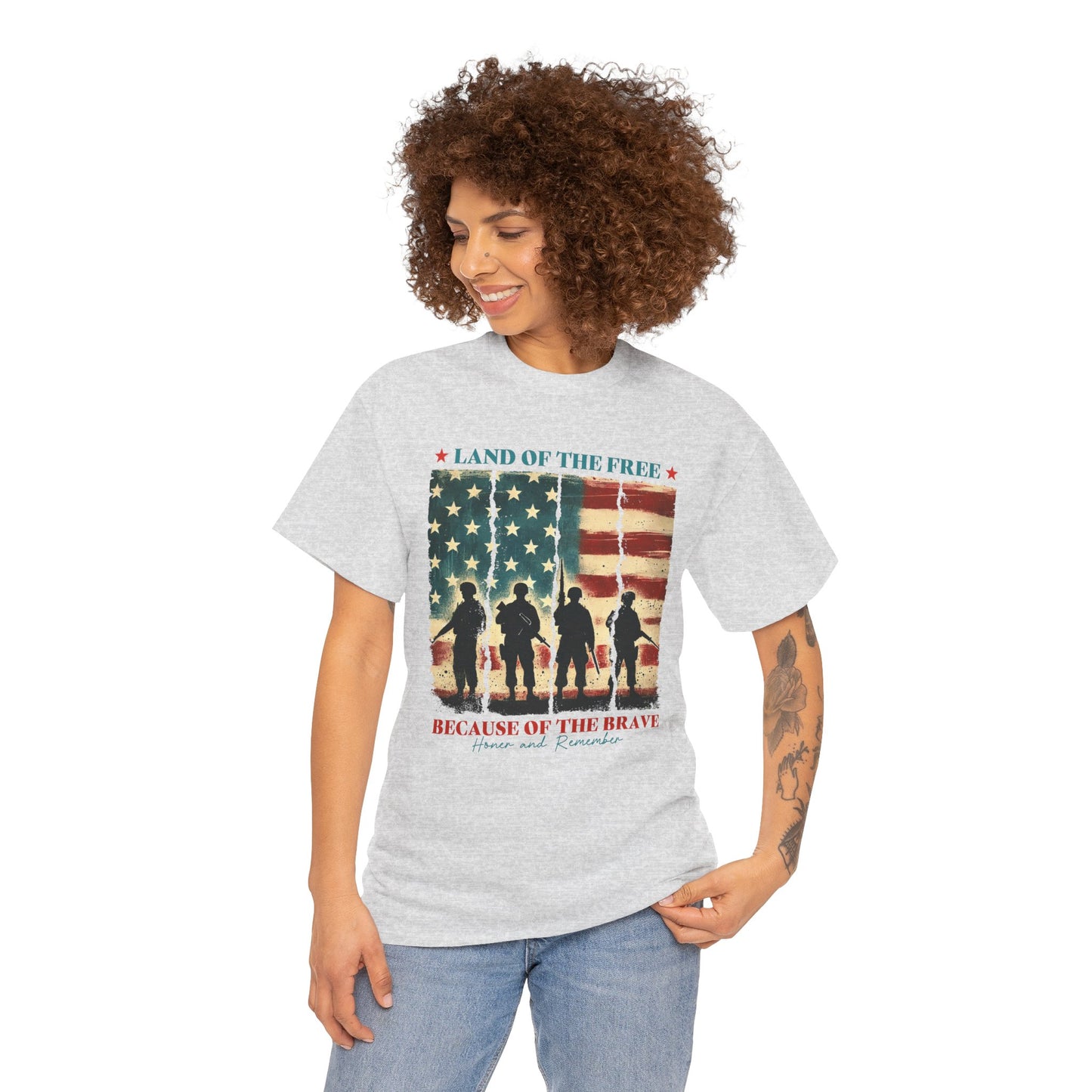 Land of the Free, Because of the Brave-Tee