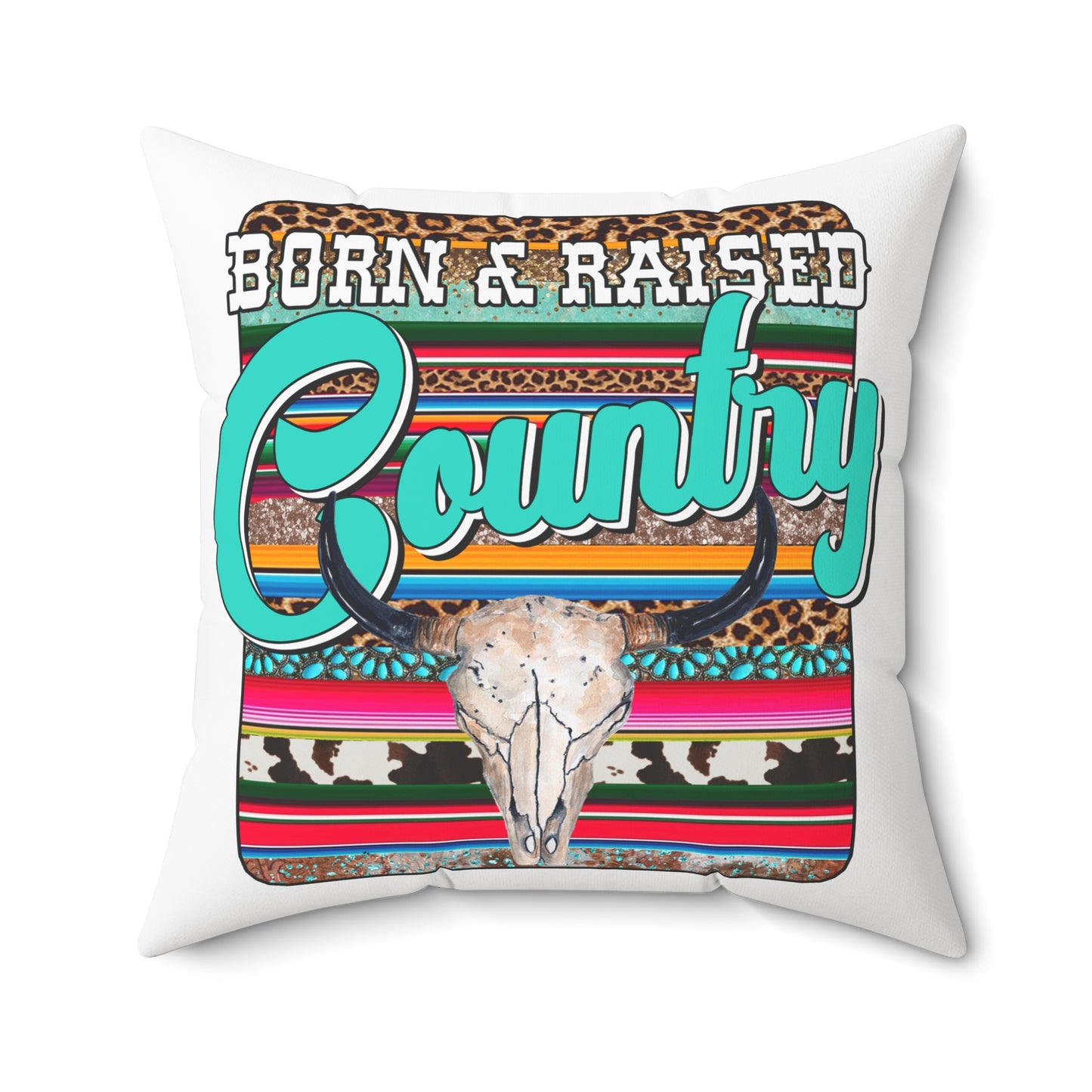 Spun Polyester Square Pillow