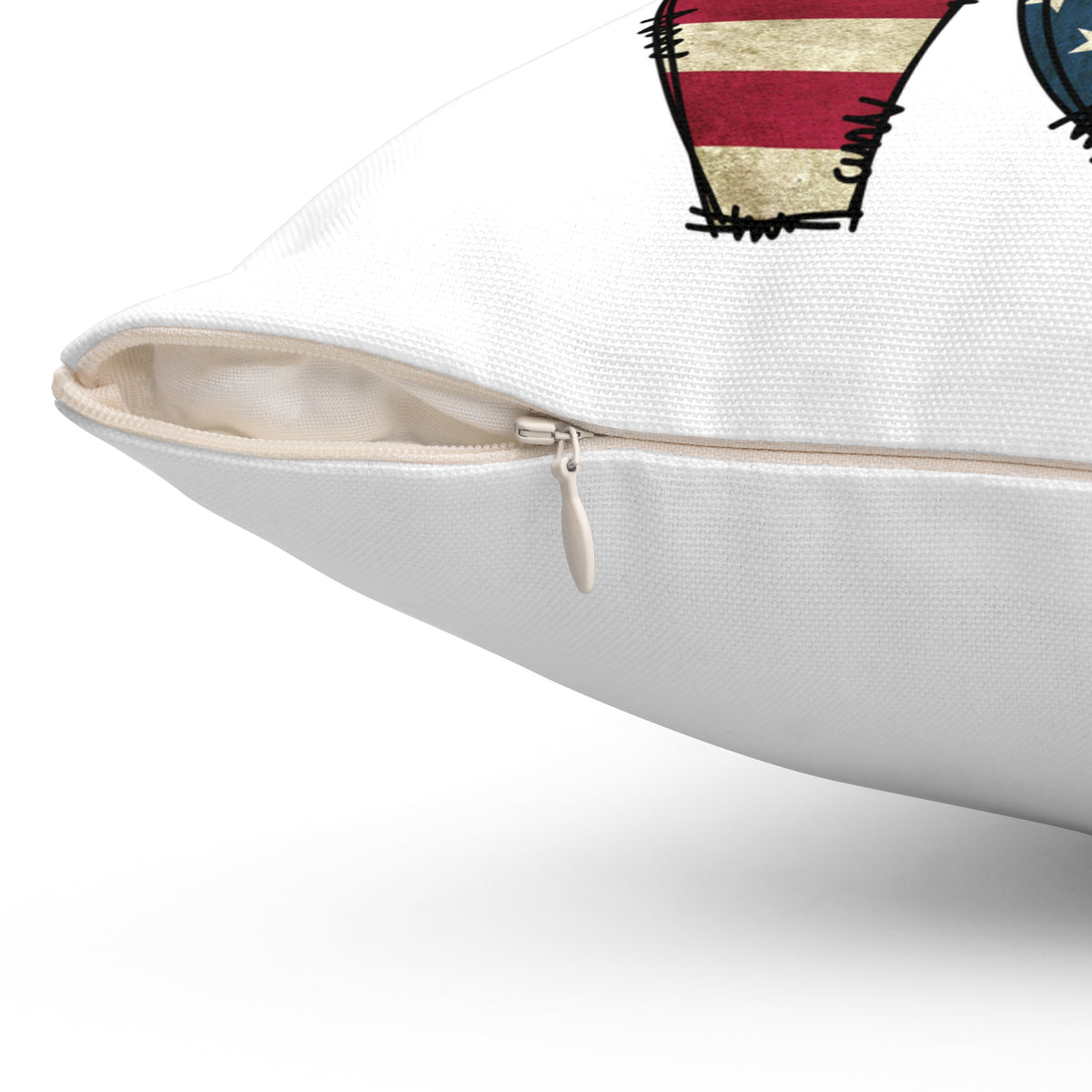 Love American Throw Pillow