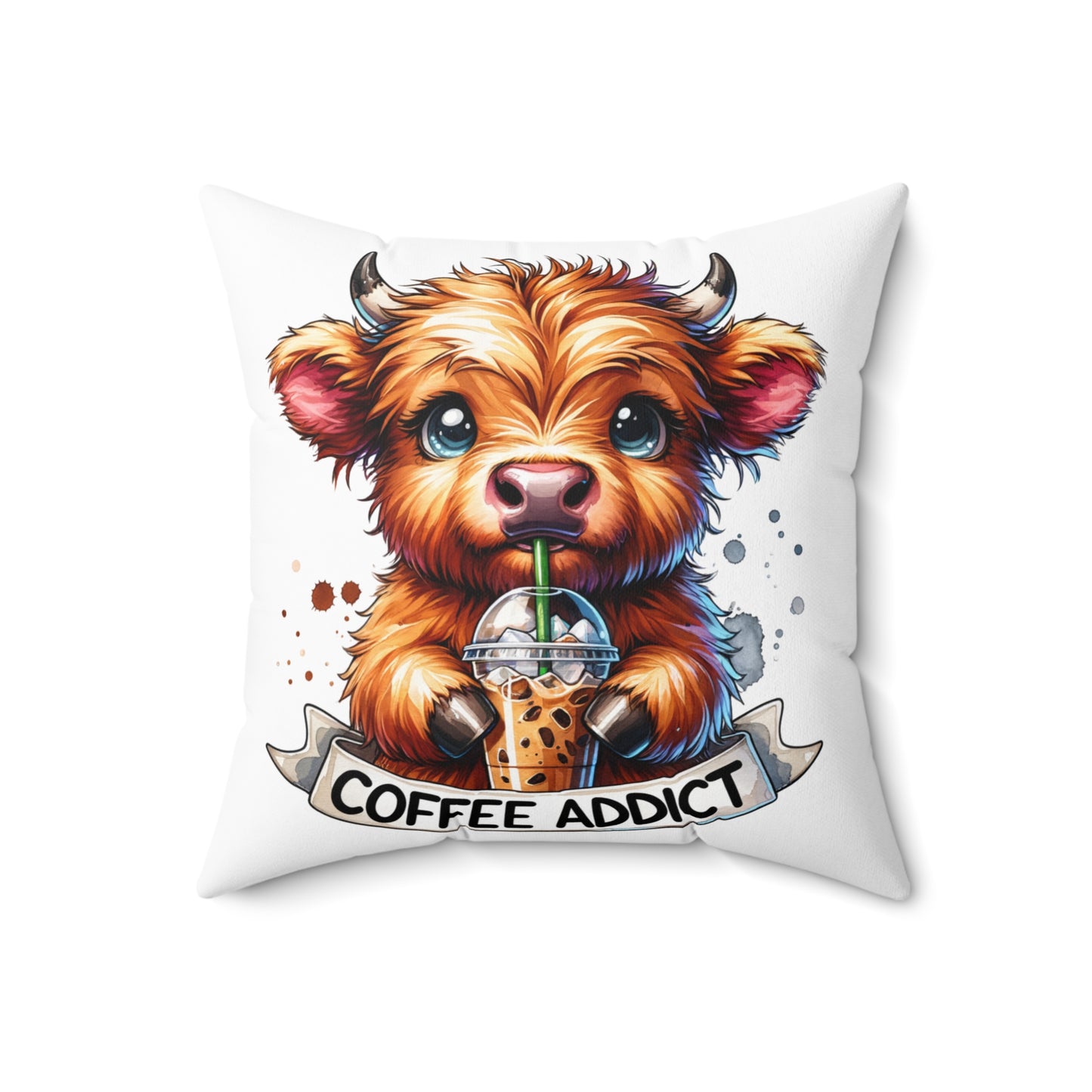 Spun Polyester Square Pillow