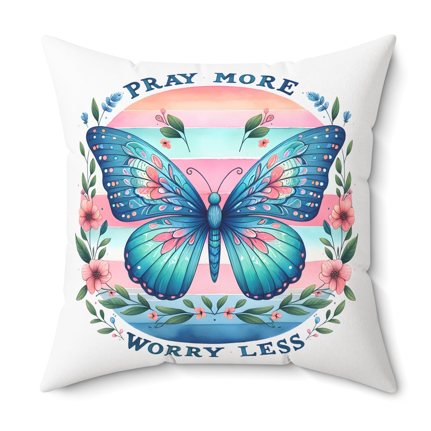 Spun Polyester Square Pillow
