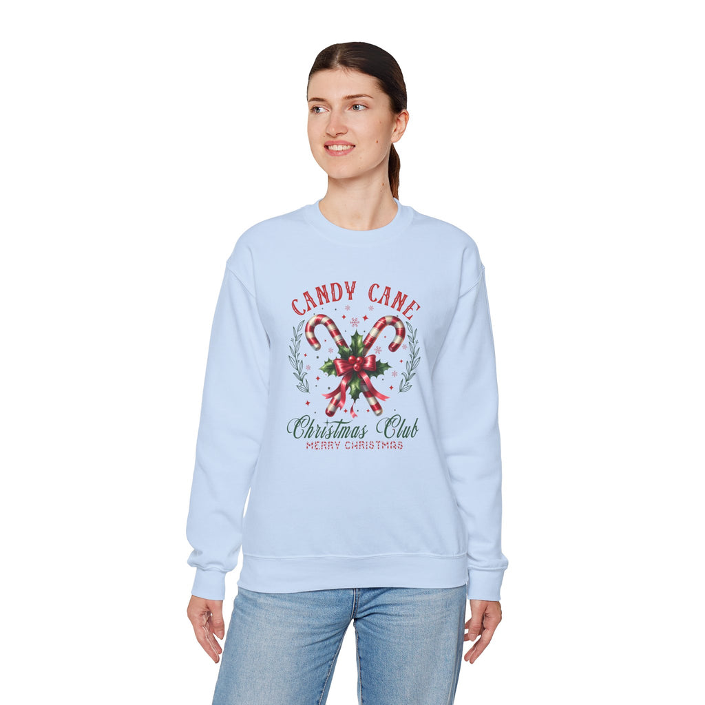 Candy Cane Christmas Club Sweatshirt - Heavy Blend™ Crewneck