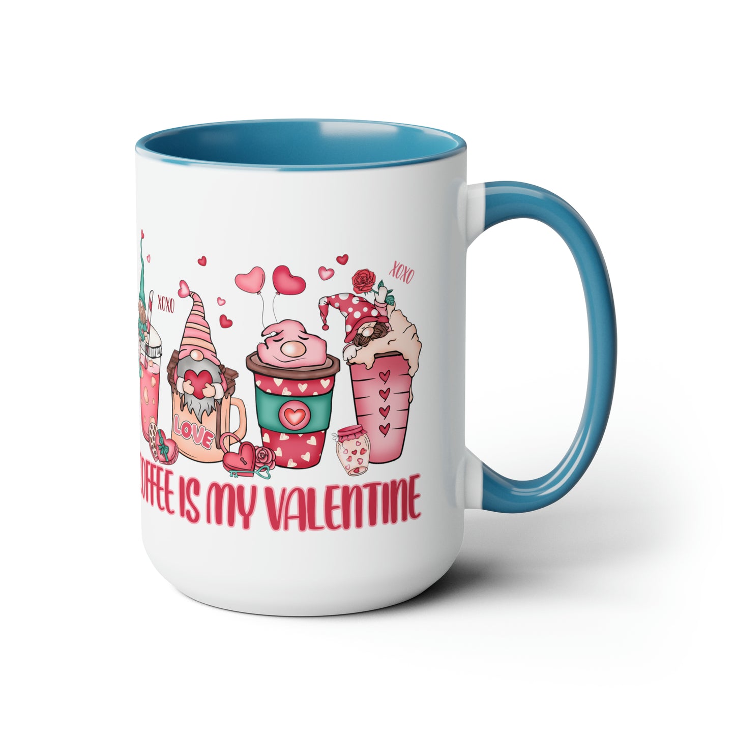 Two-Tone Coffee Mugs, 15oz