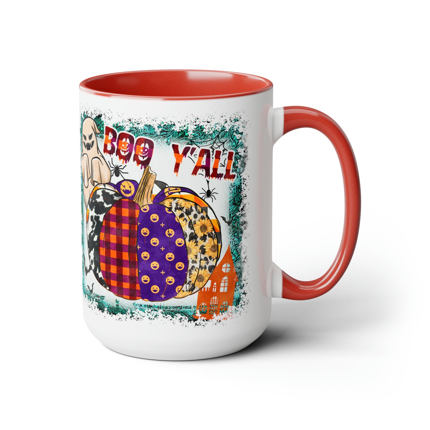 Two-Tone Coffee Mugs, 15oz