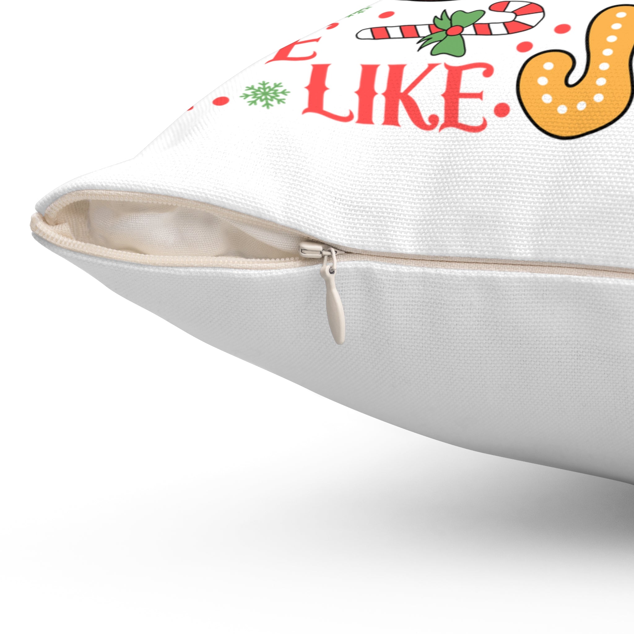 Christmas Quote Square Pillow - Dance Like Frosty, Give Like Santa