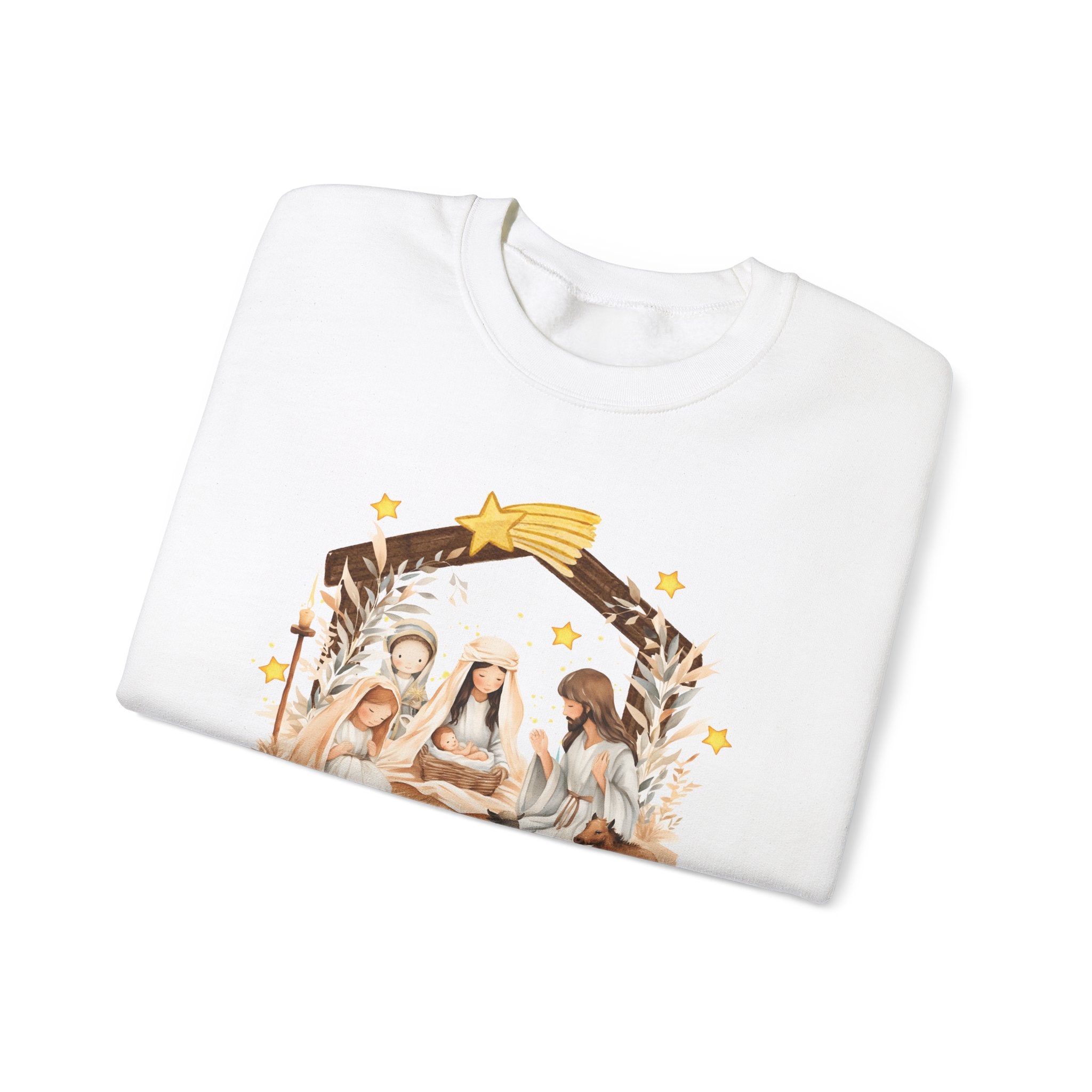 Christmas Nativity Crewneck Sweatshirt - "The Greatest Gift of All"