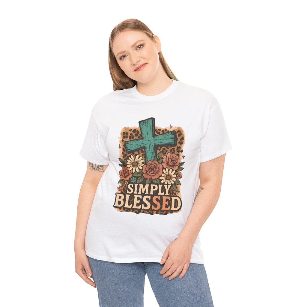 Simply Blessed Heavy Cotton Tee