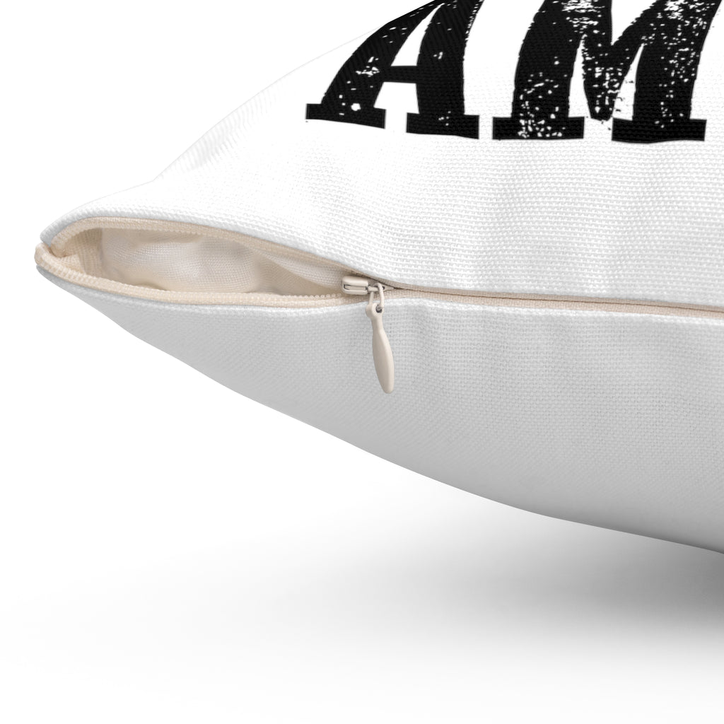 Spun Polyester Square Pillow