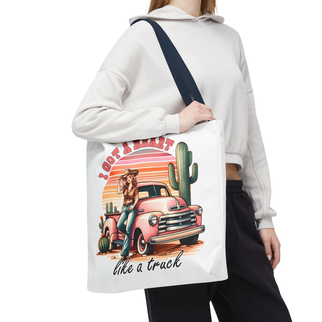 Heart Like a Truck Tote Bag