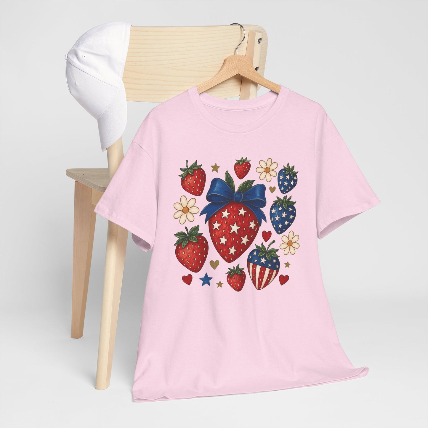 Patriotic Strawberry Tee