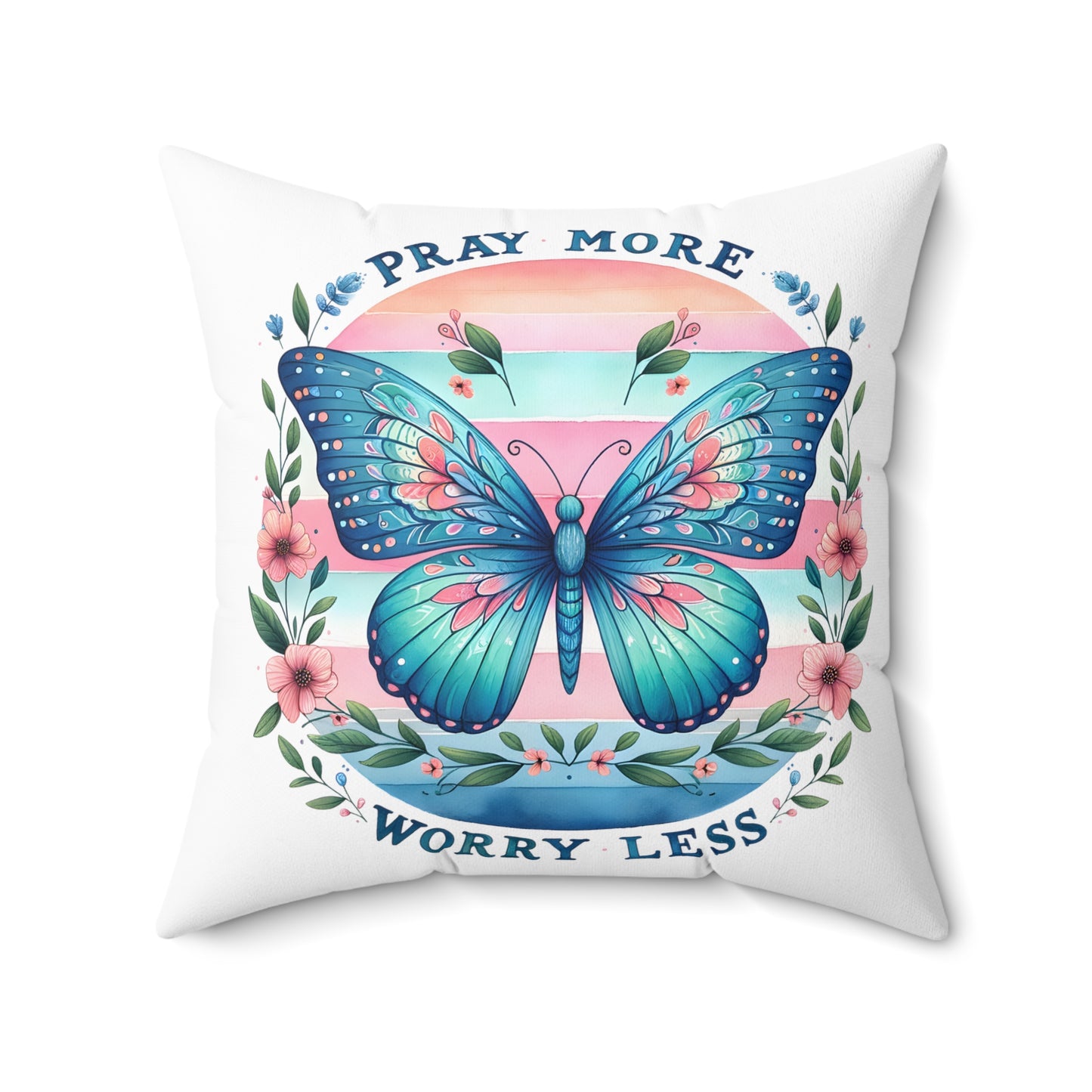 Spun Polyester Square Pillow