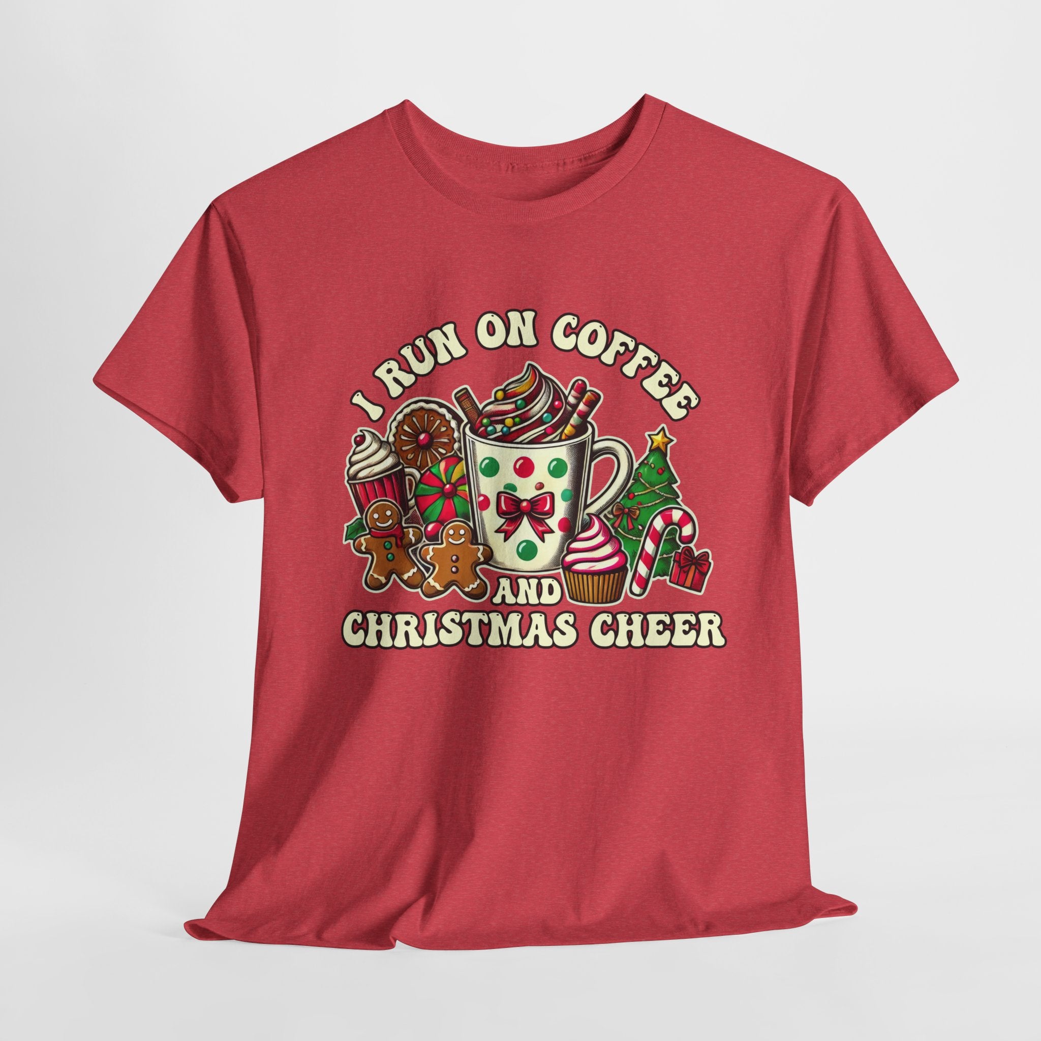 Funny Christmas Coffee Heavy Cotton Tee