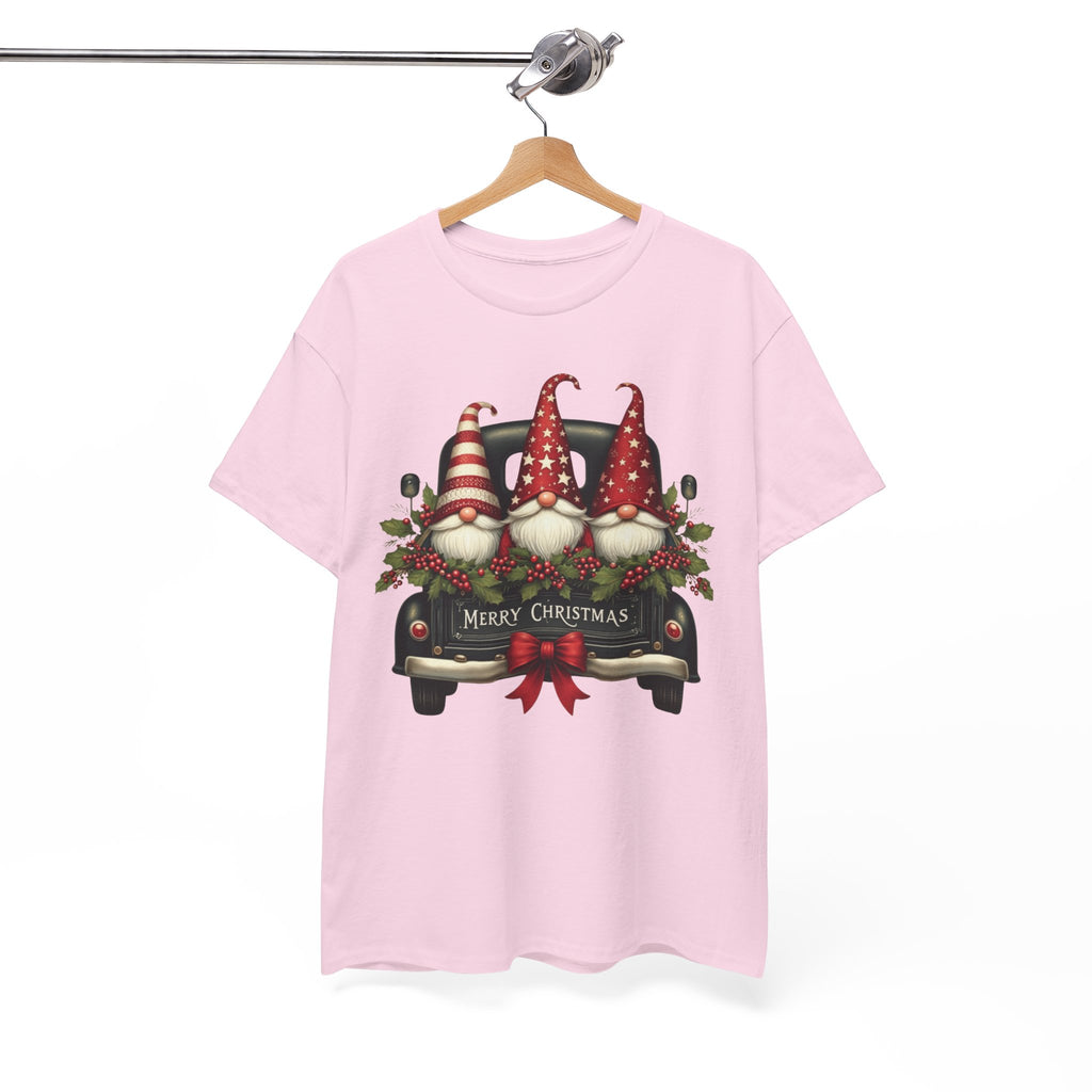 Christmas Gnome Truck Tee — Merry Christmas Holiday Shirt