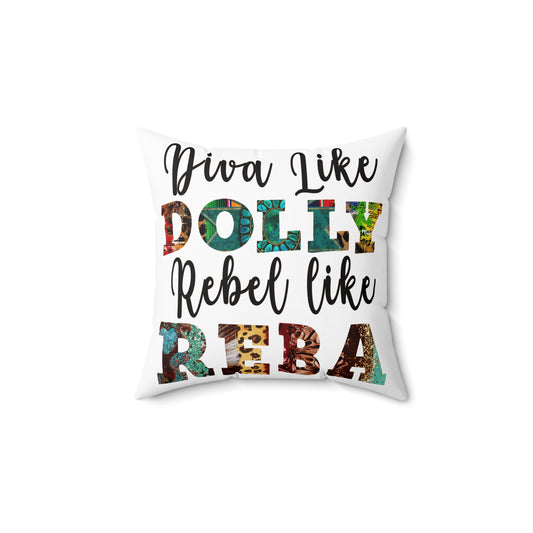 Spun Polyester Square Pillow