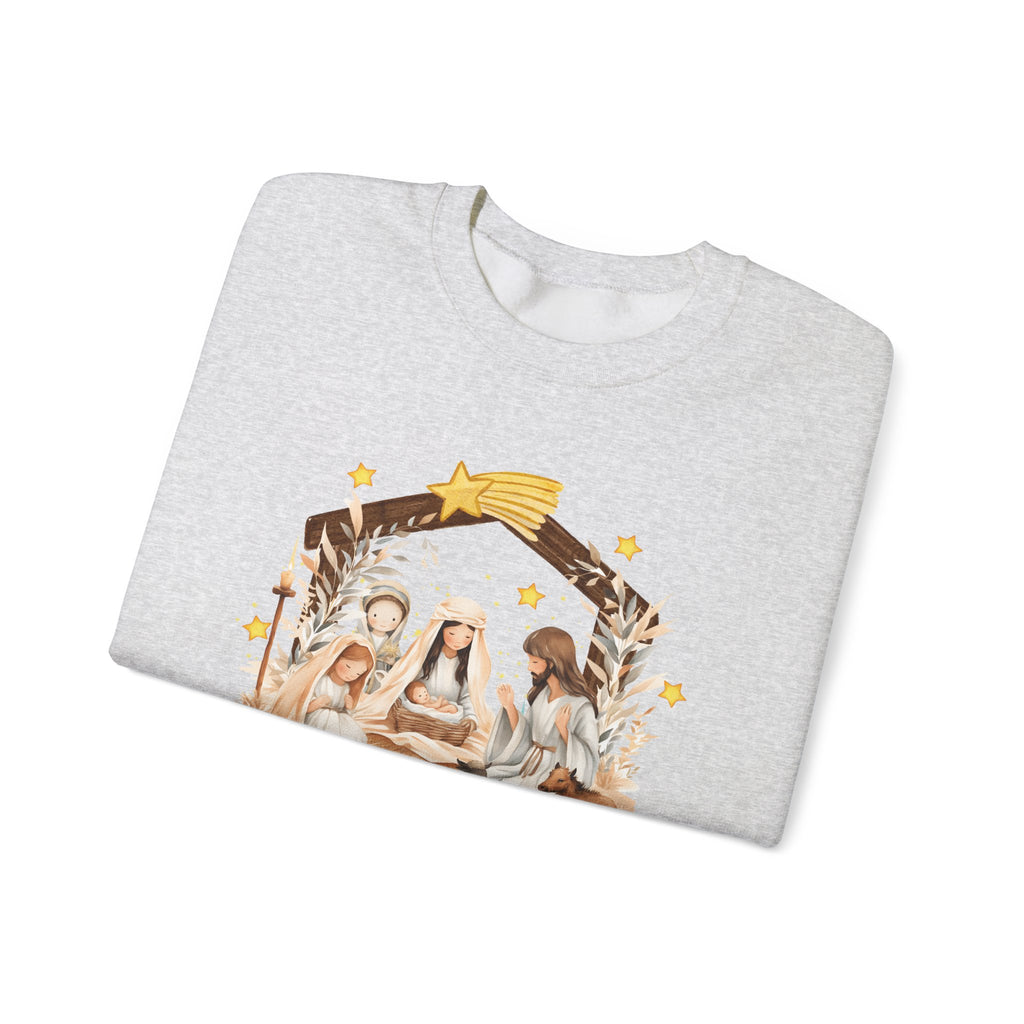 Christmas Nativity Crewneck Sweatshirt - "The Greatest Gift of All"