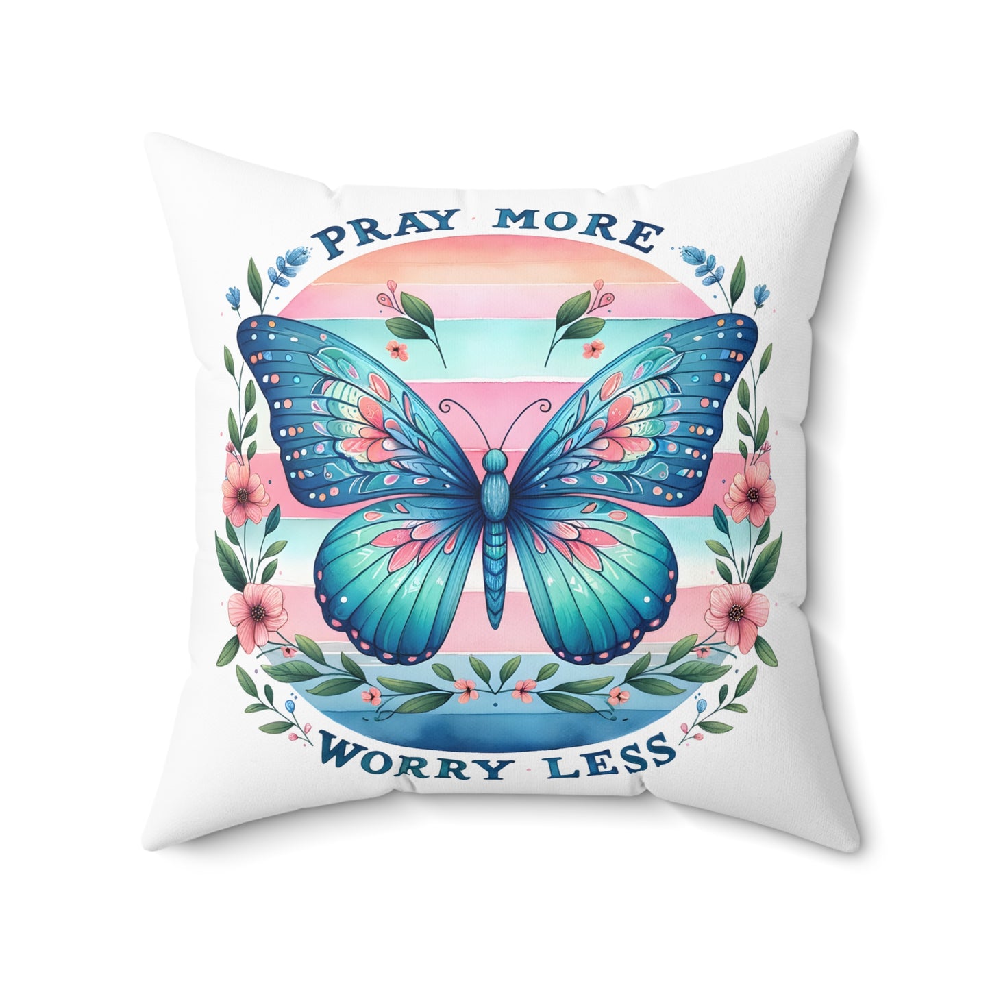Spun Polyester Square Pillow