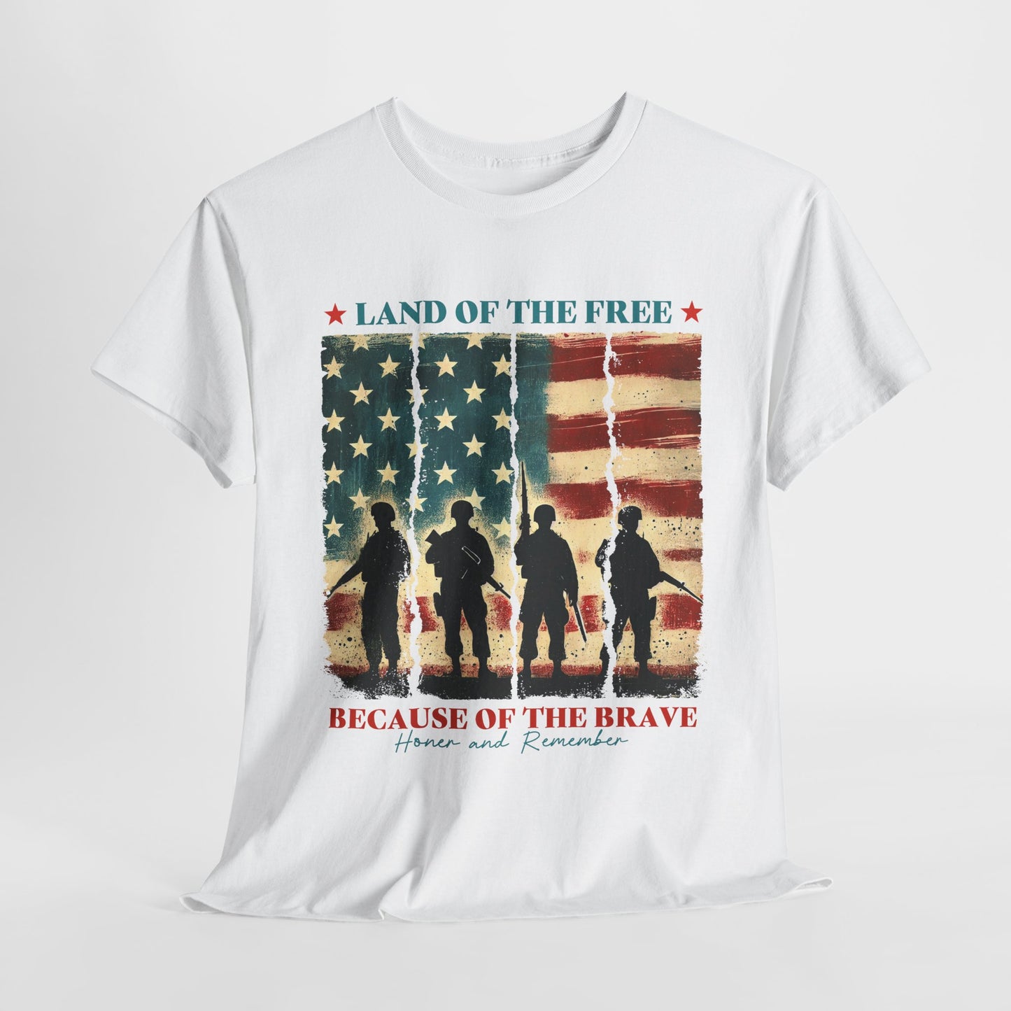 Land of the Free, Because of the Brave-Tee