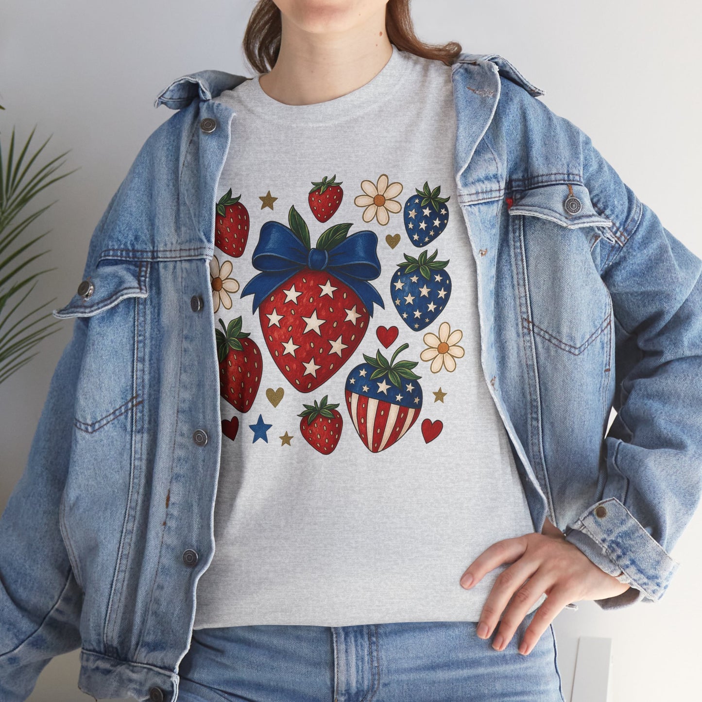 Patriotic Strawberry Tee