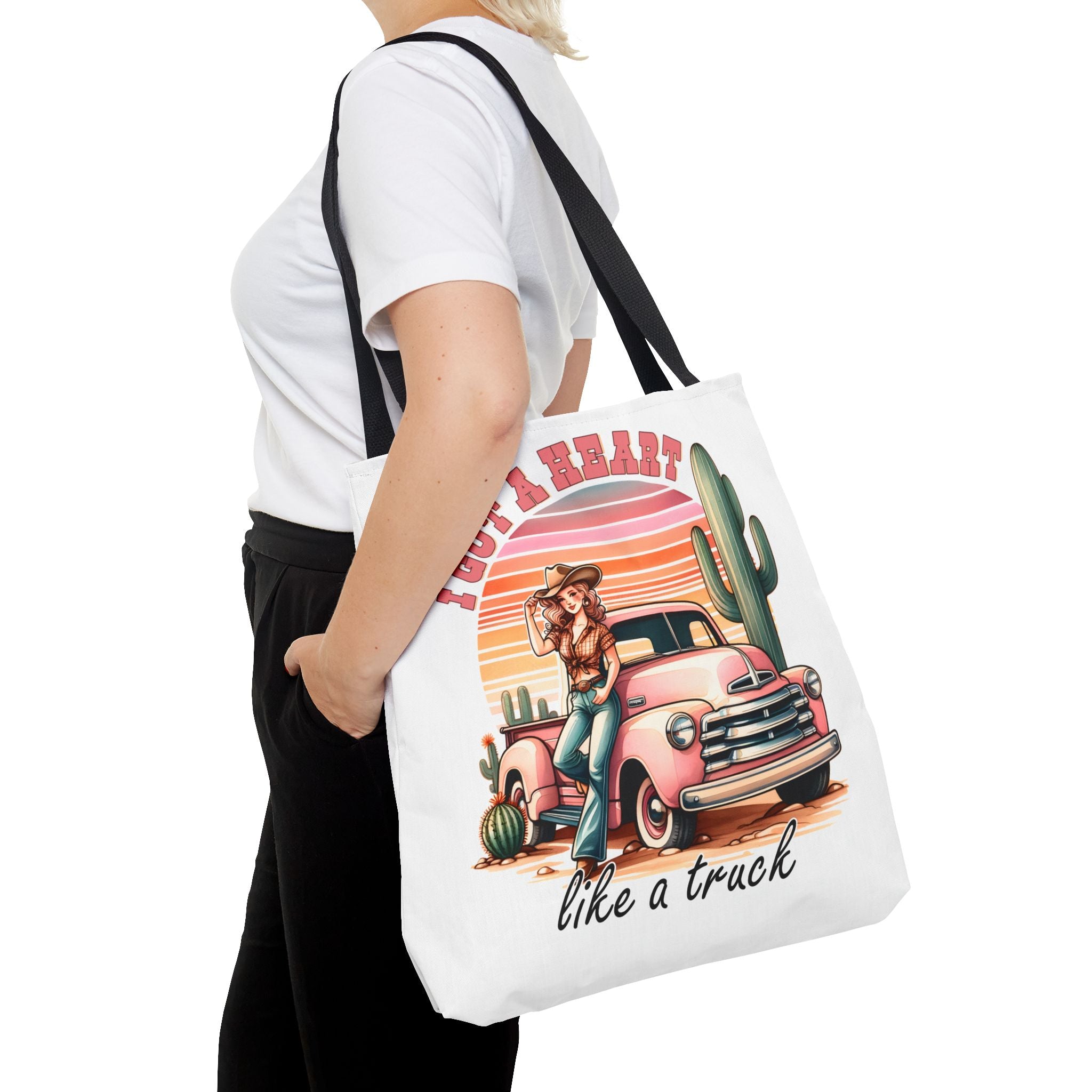 Heart Like a Truck Tote Bag