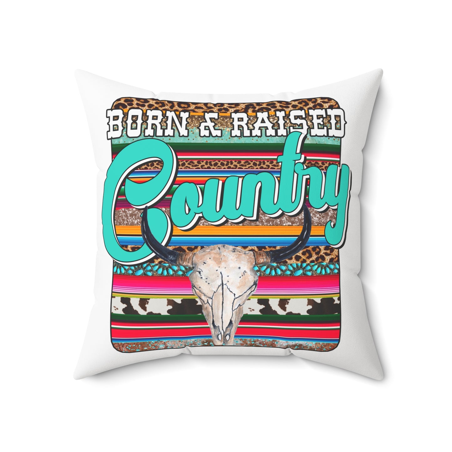 Spun Polyester Square Pillow