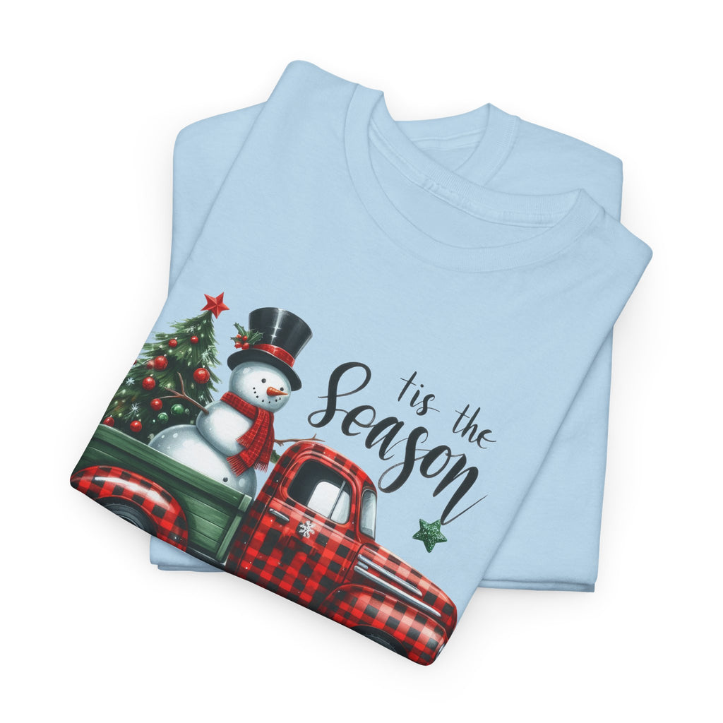 "Tis the Season" Heavy Cotton Tee - Festive Holiday Shirt
