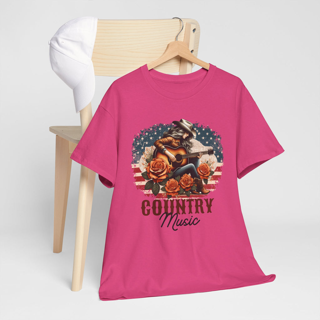 Country Music American Flag Tee