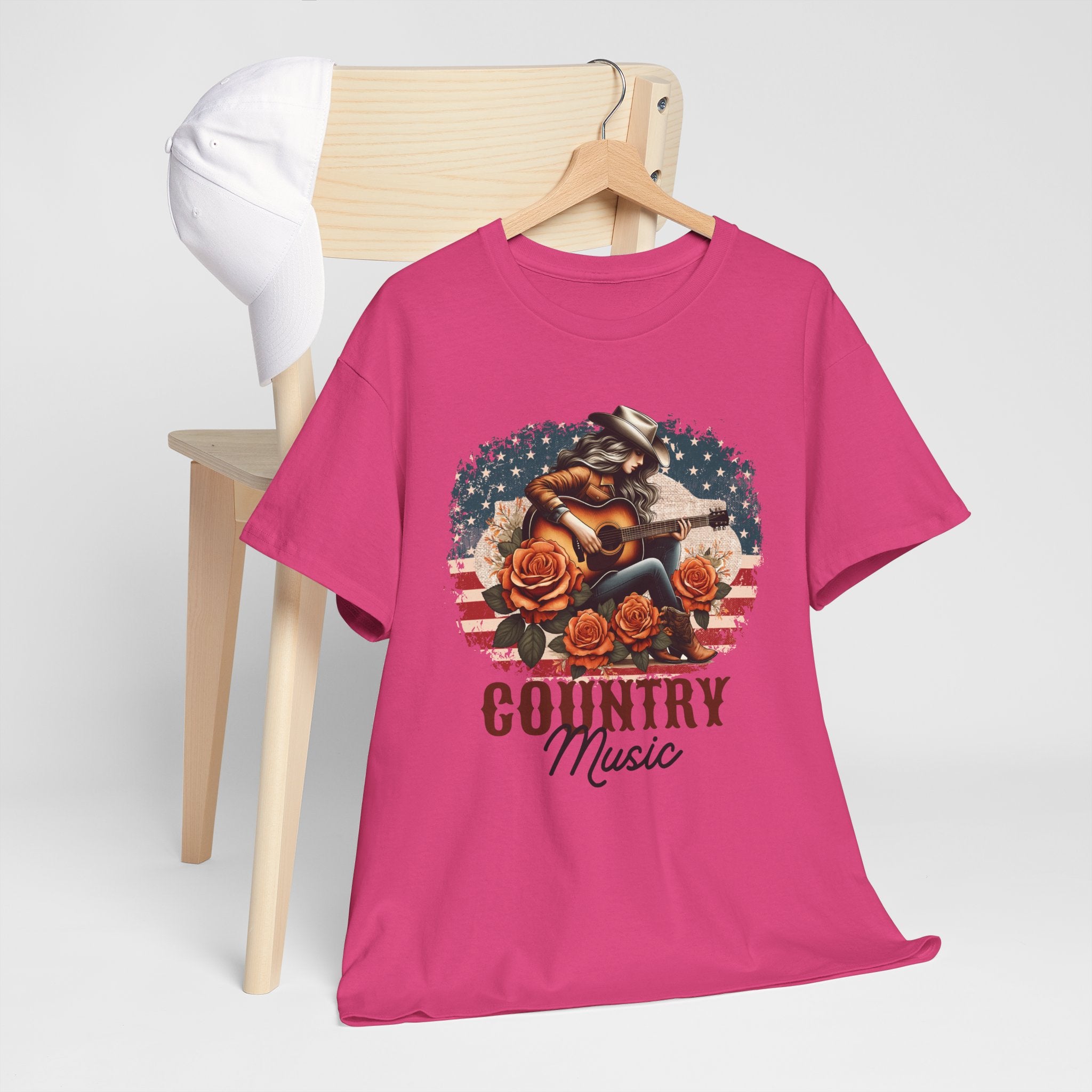 Country Music American Flag Tee