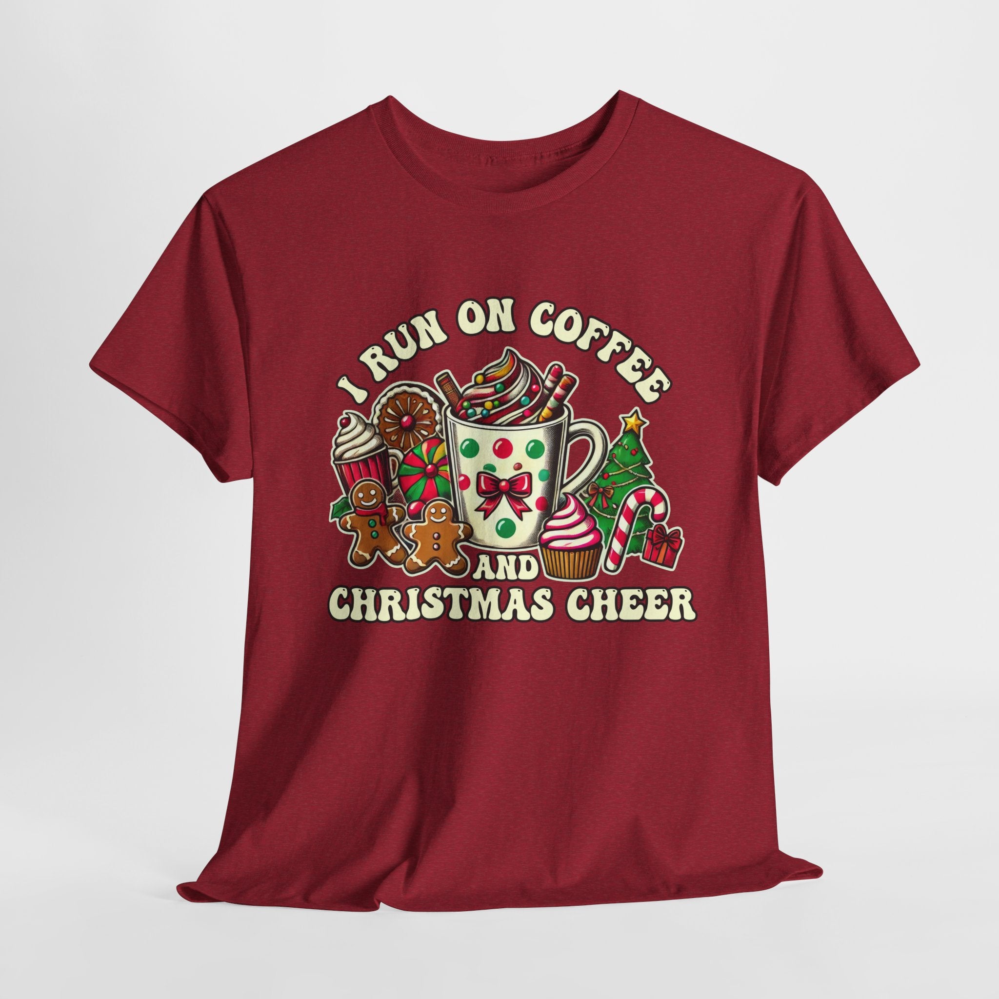 Funny Christmas Coffee Heavy Cotton Tee