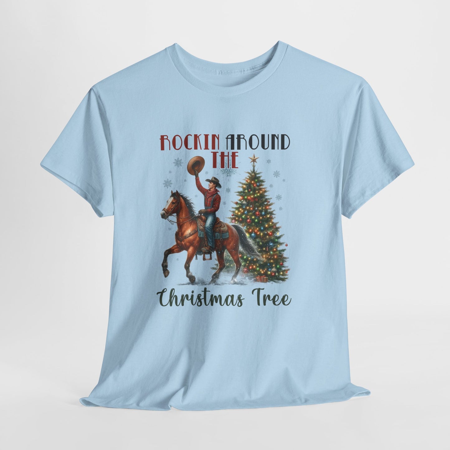 Rockin' Around the Christmas Tree Heavy Cotton Tee