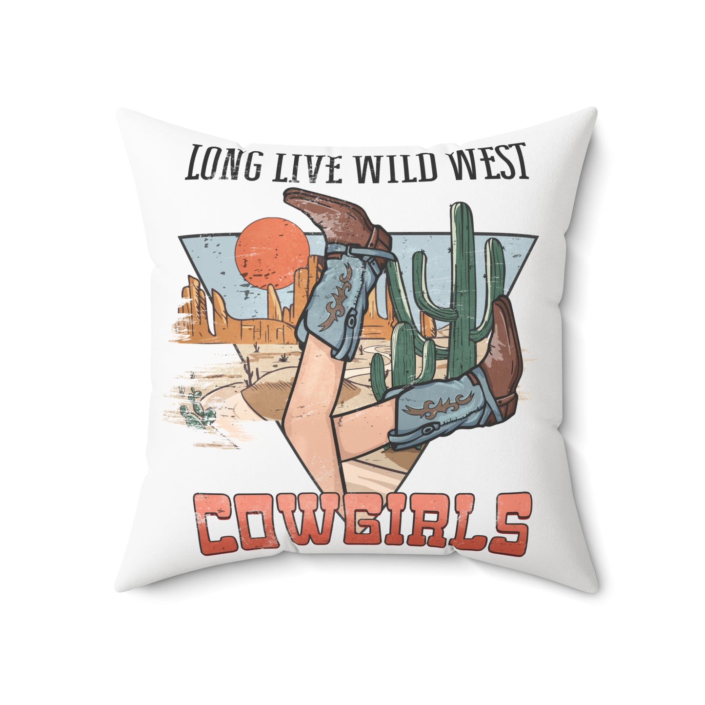 Spun Polyester Square Pillow