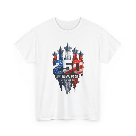 USA 250 Years T-Shirt — Bicentennial 250th Anniversary Patriotic Tee