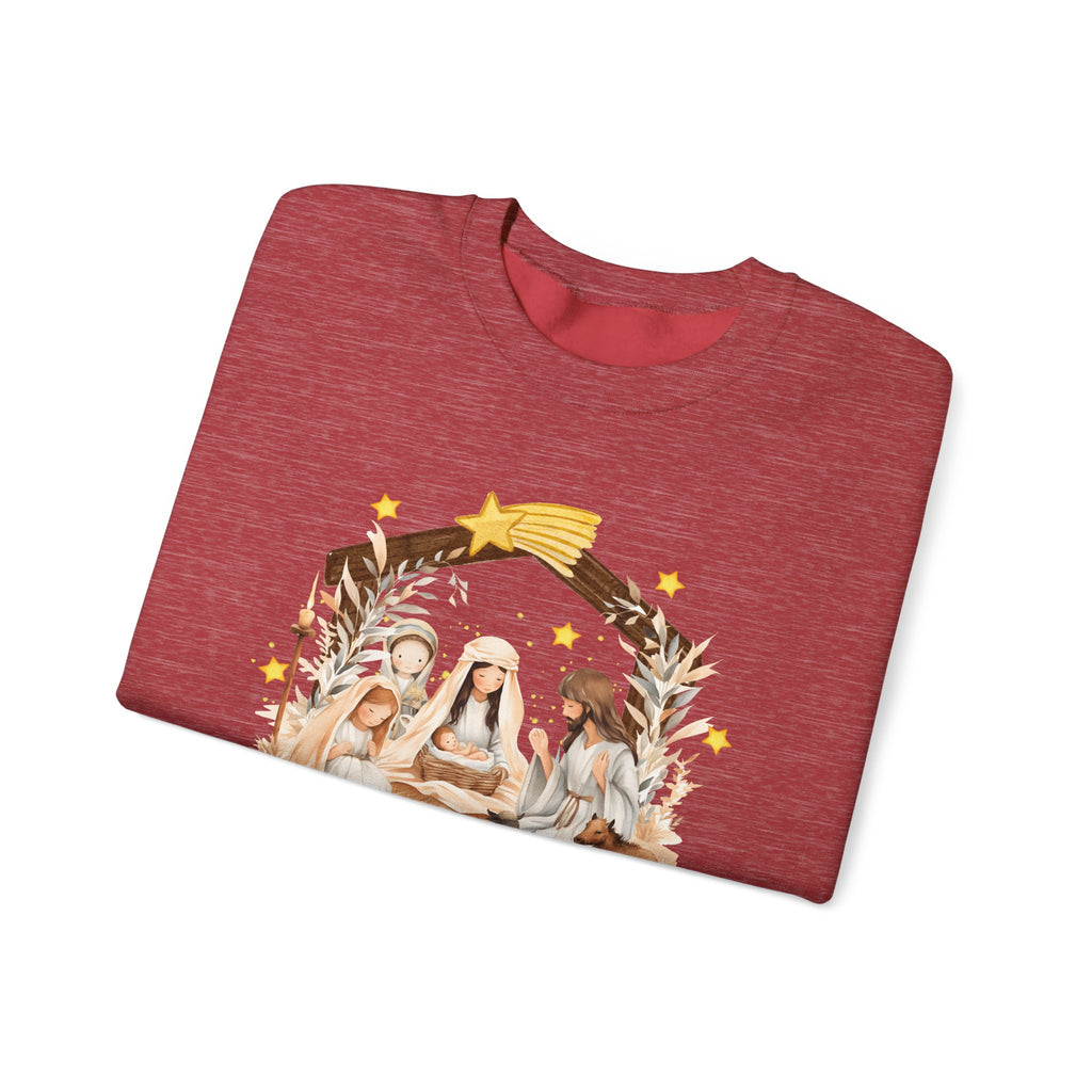 Christmas Nativity Crewneck Sweatshirt - "The Greatest Gift of All"