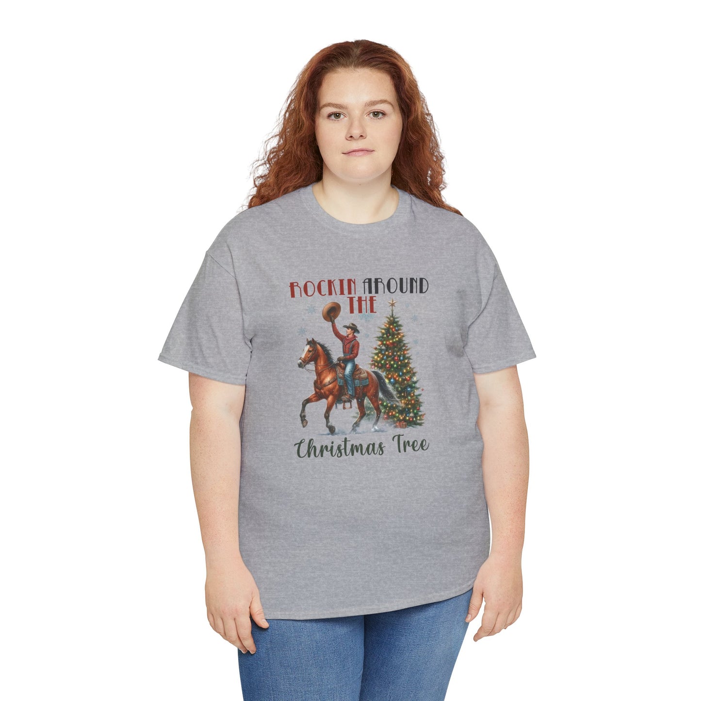 Rockin' Around the Christmas Tree Heavy Cotton Tee