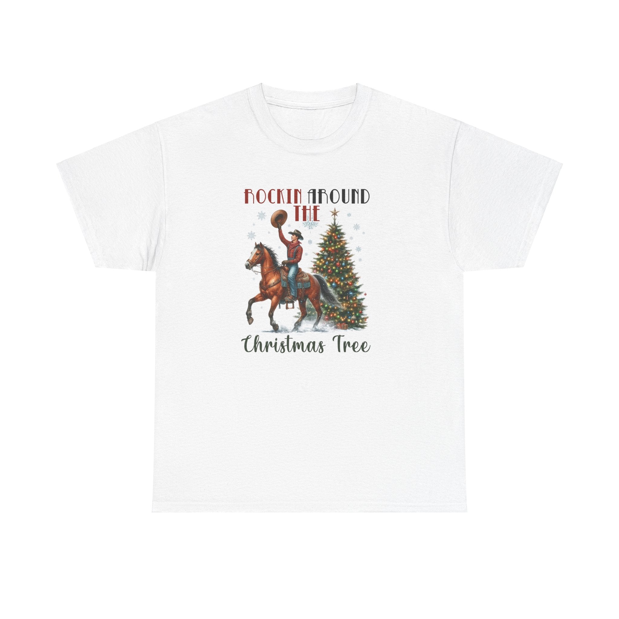 Rockin' Around the Christmas Tree Heavy Cotton Tee