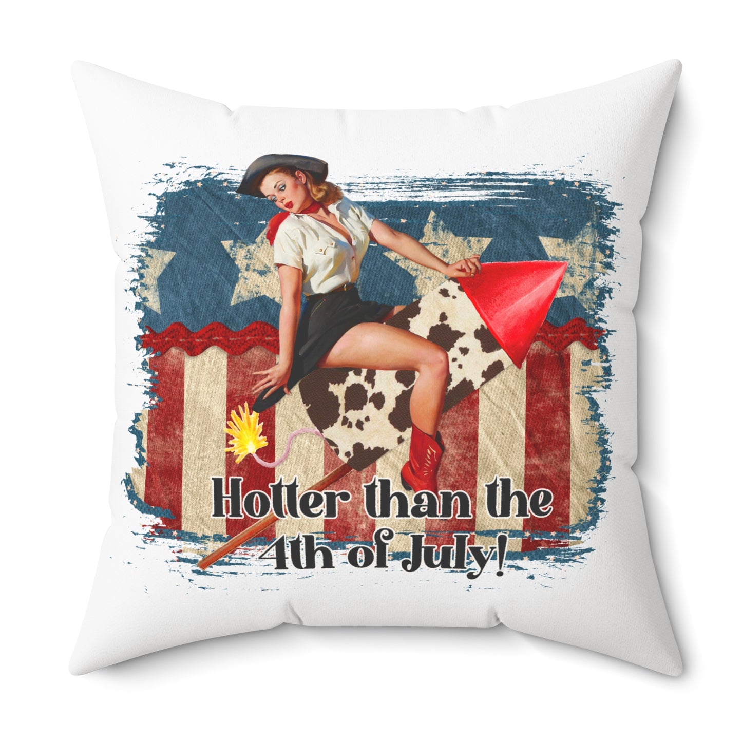 American Cowgirl Throw Pillow