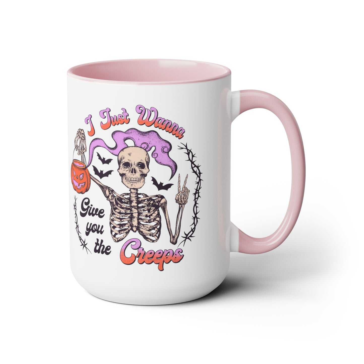 Two-Tone Coffee Mugs, 15oz