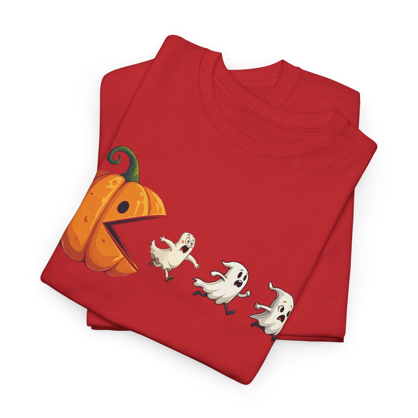 Playful Pumpkin Pac-Man Tee