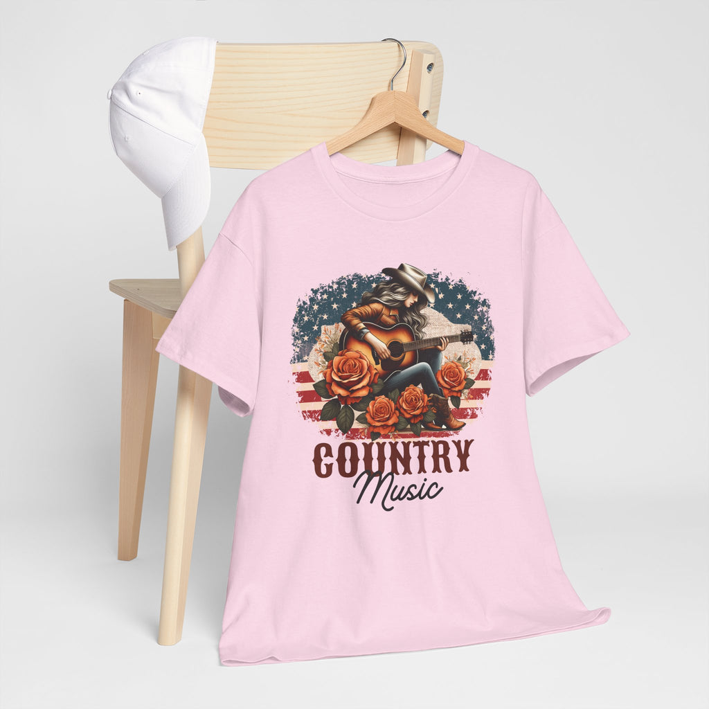 Country Music American Flag Tee