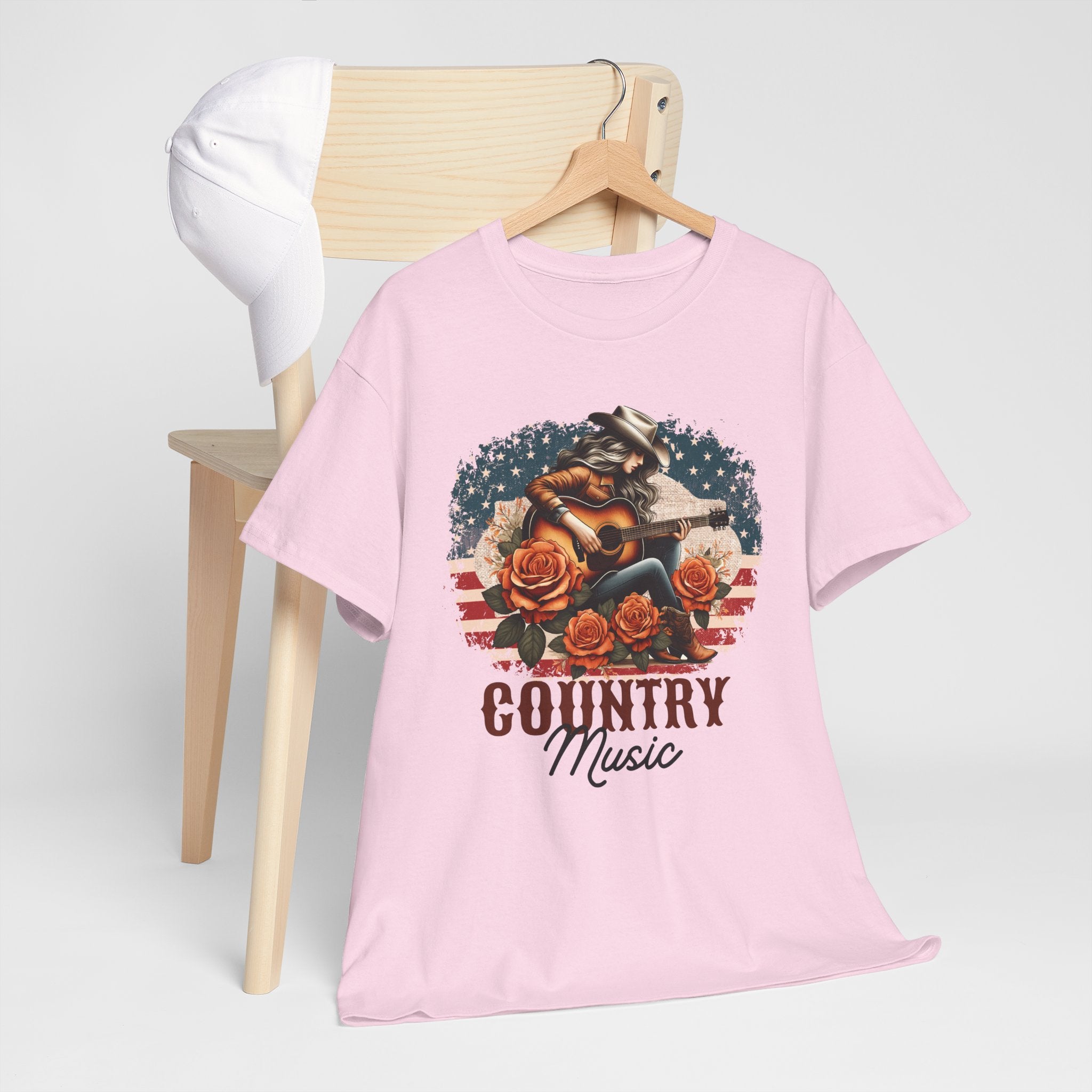 Country Music American Flag Tee