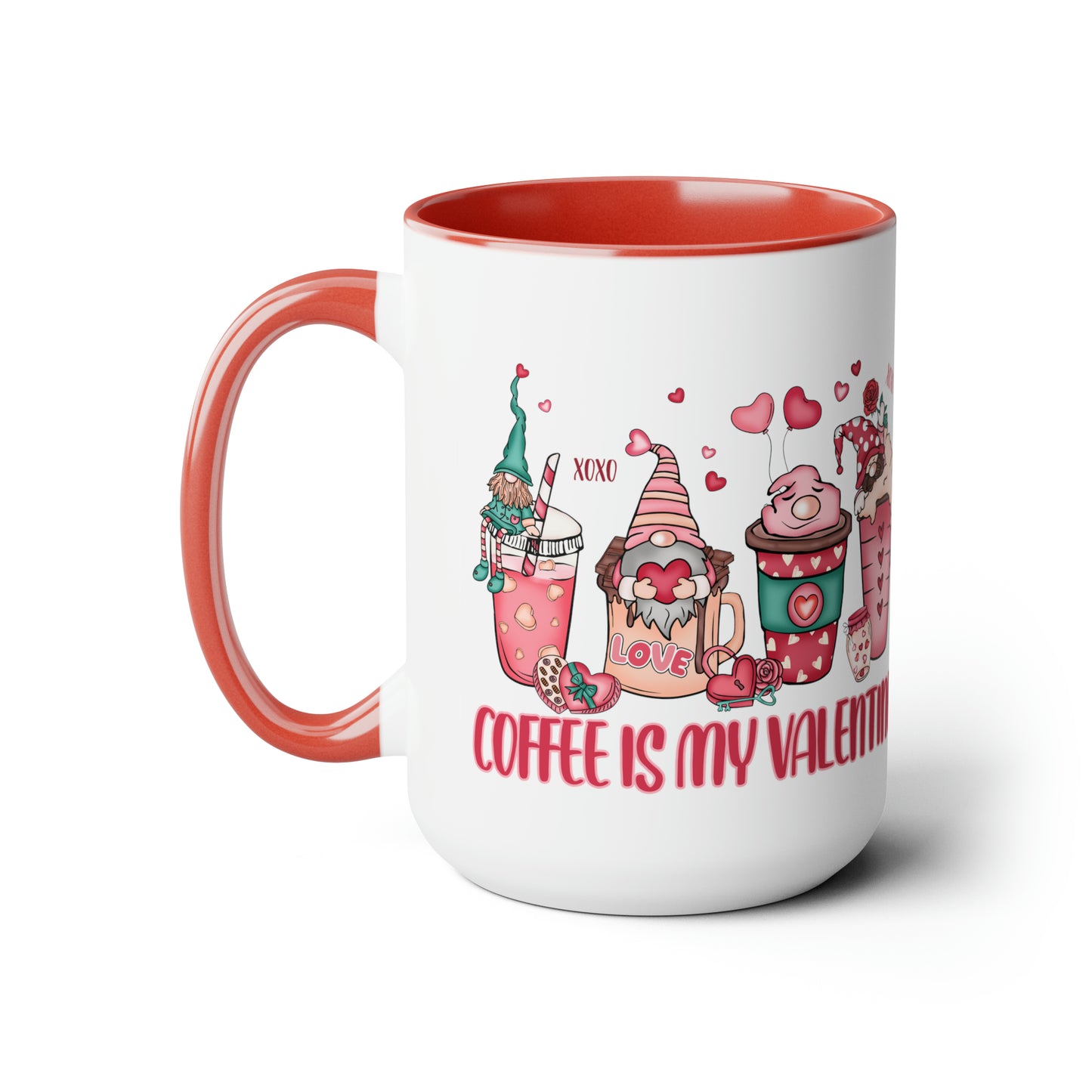 Two-Tone Coffee Mugs, 15oz