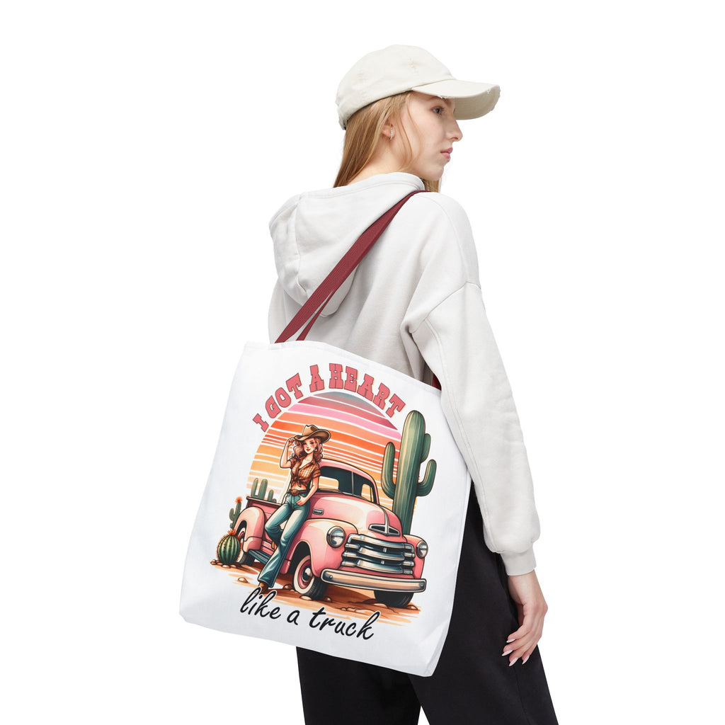 Heart Like a Truck Tote Bag